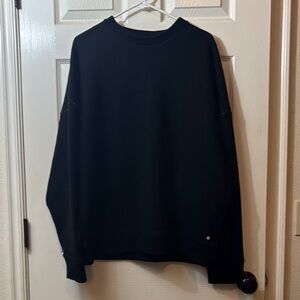 All Saints Men's Black Crewneck Sweater